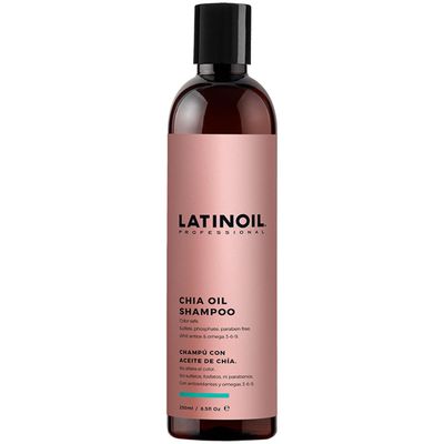 LATINOIL - Chia Repair Shampoo, Shampoo for Color Treated Hair with Chia Seed Oil, Sulfate Free Shampoo with Antioxidants and Omega 3-6-9, Cleansing Repairing Hair Shampoo, 250 mL