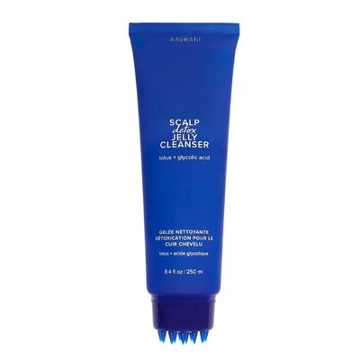 AAVRANI Scalp Detox Jelly Cleanser - Sulfate-Free Clarifying Shampoo - with Glycolic Acid Vitamin E to Remove Build Up and Excess Oil - Color-Safe - Vegan - 8.4 Fl Oz