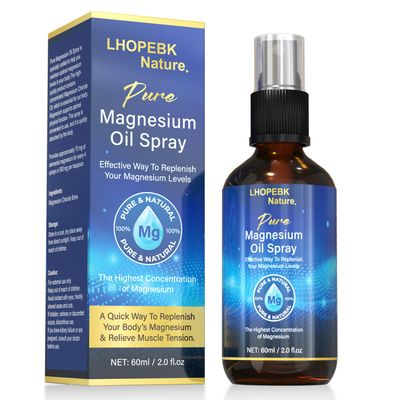 Magnesium Oil Spray: 2 Fl Oz Pure Magnesium Oil Spray for Feet Replenish Magnesium Easy to Absorb Suitable for All Skin Types