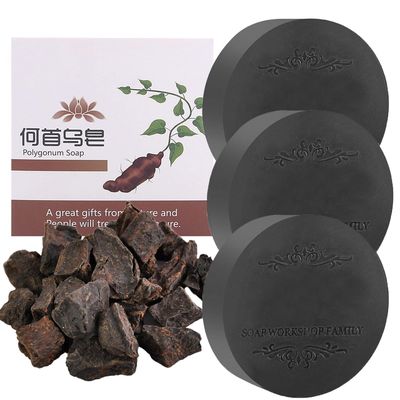 Fallopia Multiflora Shampoo Bar 3PCS for Black Thick Hair, He Shou Wu Shampoo Soap, Deeply Cleanses the ScalpHair, Promotes Growth and Prevents Hair Loss