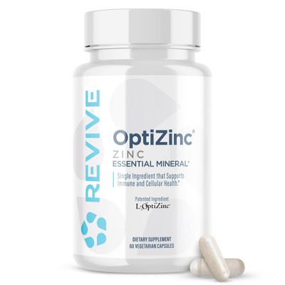 Revive MD Zinc Supplement, Immune Support, Antioxidant, Healthy Growth and Development, 60 Capsules