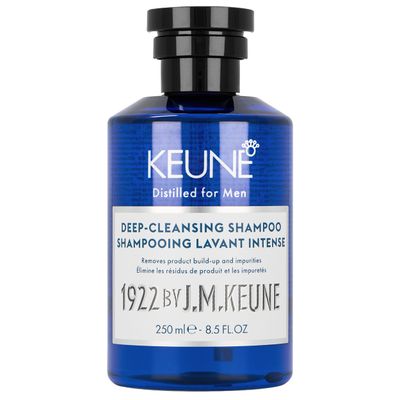 1922 by J.M. Keune Deep Cleansing Shampoo, Clarifying Strengthening Cleanser for Men, 8.5 Fl Oz