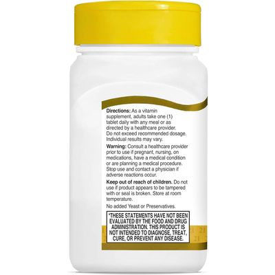 21st Century Stress B with Zinc Tablets, 66 Count (Pack of 2)