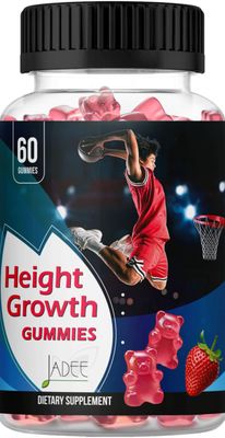 325mg Calcium Gummies Height Growth for Kids Advanced Ashwagandha, Zinc, L-Arginine, Vitamins D,C,K2, Magnesium, Bone Strength, Development Height Increase Growth Vitamins for Teens Height Ages 5-20