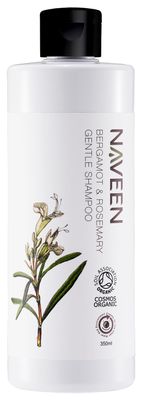 NAVEEN, COSMOS Organic Bergamot and Rosemary Gentle Shampoo