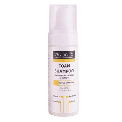 Divoqu Scalp Treatment Foam Shampoo, Hair Growth, 5.07 fl. oz. Deep Moisturizing, Strengthens Fine Hair with Biotin and Panthenol, Scalp Therapy, 1 Pack