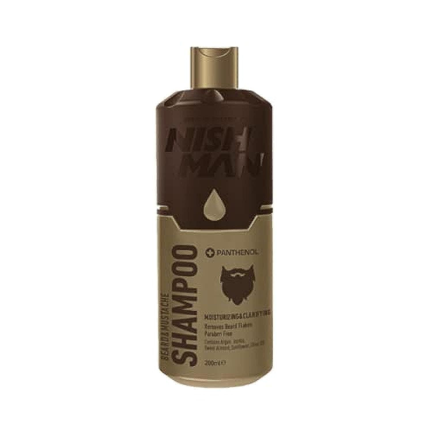 nishman Beard Mustache Care Series (Beard and Mustache Shampoo, 200ml)