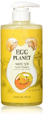 Daeng Gi Meo Ri- Egg Planet Keratin Shampoo, Extreme Damage Care, Rich Keratin Making Hair Smooth and Moisturizing for Damaged Hair, No Artificial Color, 700ml