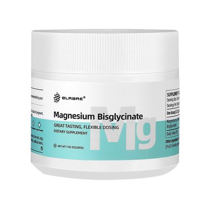 ELRARE Magnesium Bisglycinate Powdered, Glycinate Magnesium Supplements, 200mg Magnesium, 7.05 Oz, 64 Servings