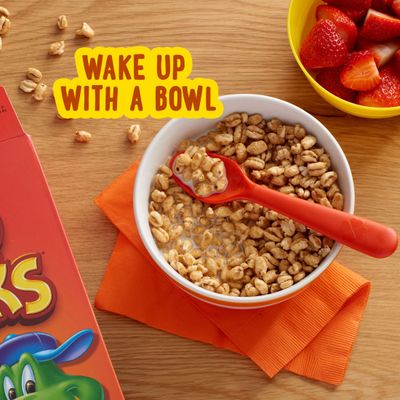 Honey Smacks Breakfast Cereal, Made with Whole Grain, Kids Snacks, Large Size, Original, 15.3oz Box (1 Box)