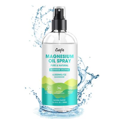 Magnesium Oil Spray - Pure Natural Magnesium chloride Oil High Potency Trace Minerals - Topical Magnesium Spray for Feet and Sleep, Soothing Muscles, Mood Support - High Absorption - 390ml(13.19 Oz)