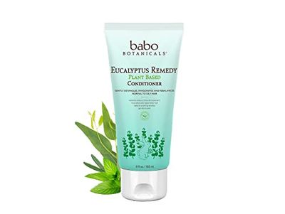 Babo Botanicals Eucalyptus Remedy Conditioner - Invigorating Eucalyptus, Rosemary Pepermint - For all ages - Rebalancing Conditioner for all hair types - Vegan