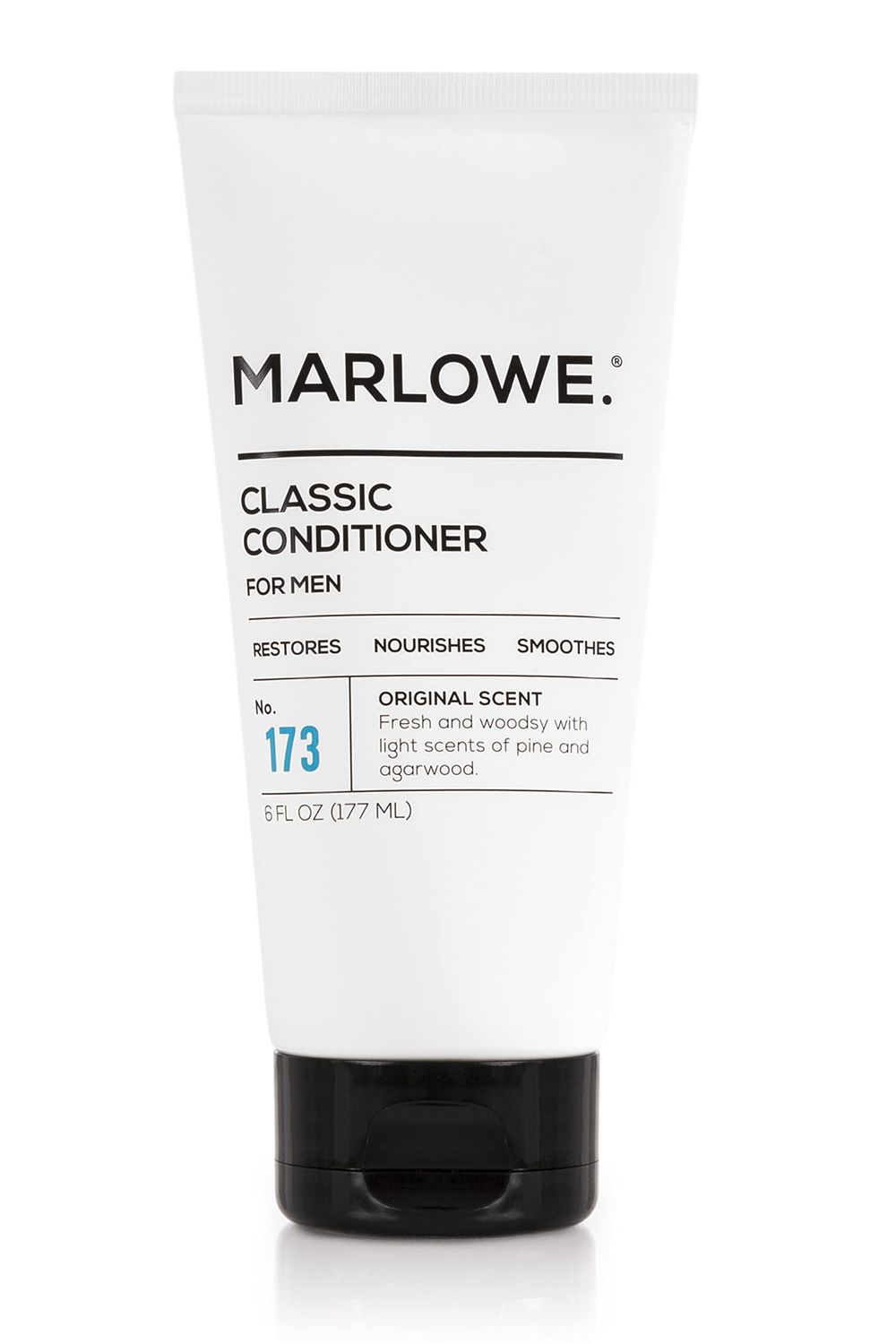 MARLOWE. No.173 Classic Mens Conditioner, Restores, Nourishes and Smooths Hair with Moisturizing Argan Coconut Oil, Original Fresh Woodsy Scent, All Hair Types, Paraben Phthalate Free, 8 Fl Oz