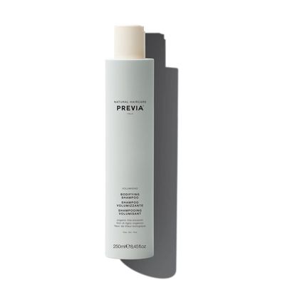 PREVIA Volumizing Bodifying Shampoo Anti-Dandruff Volumizing Shampoo for Fine Thin Hair Natural Formula with Organic Tilia Blossom Vegan Sulfate Free Strengthens Adds Volume Shine 8.45 oz