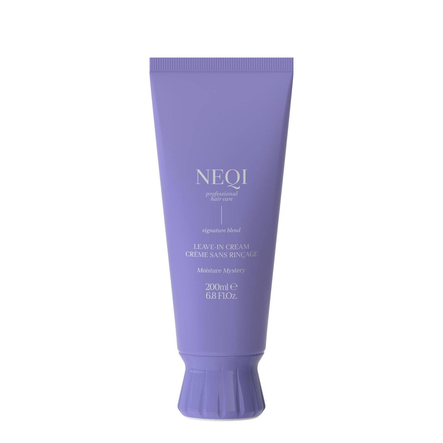 neqi - MOISTURE MYSTERY Leave-In Cream 200ml - Moisturizing Hair Care with Heat Protection, Anti-Frizz, Vegan, Sulfate-Free, For All Hair Types, Professional Performance