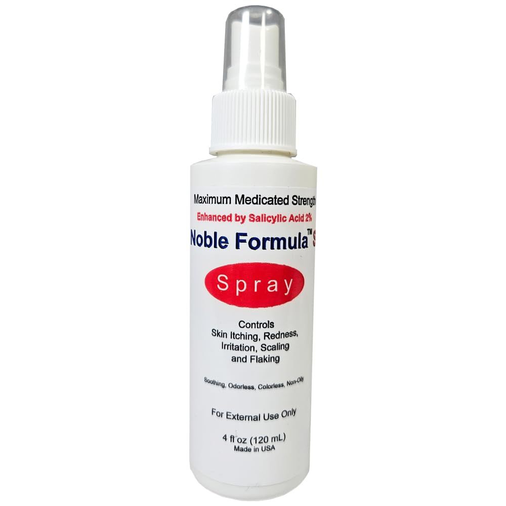 Noble Formula Salicylic Acid Spray with Pyrithione Zinc (ZnP), 4oz (120ml)