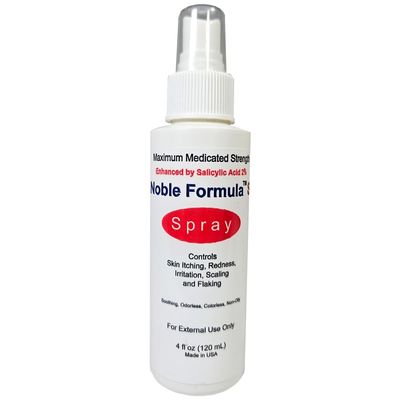 Noble Formula Salicylic Acid Spray with Pyrithione Zinc (ZnP), 4oz (120ml)