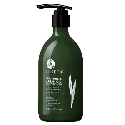 Luseta Tea Tree Oil Conditioner - Natural Anti Dandruff Treatment for Dry and Damaged Hair, Sulfate Free Safe for Color Treated Hair 16.9oz