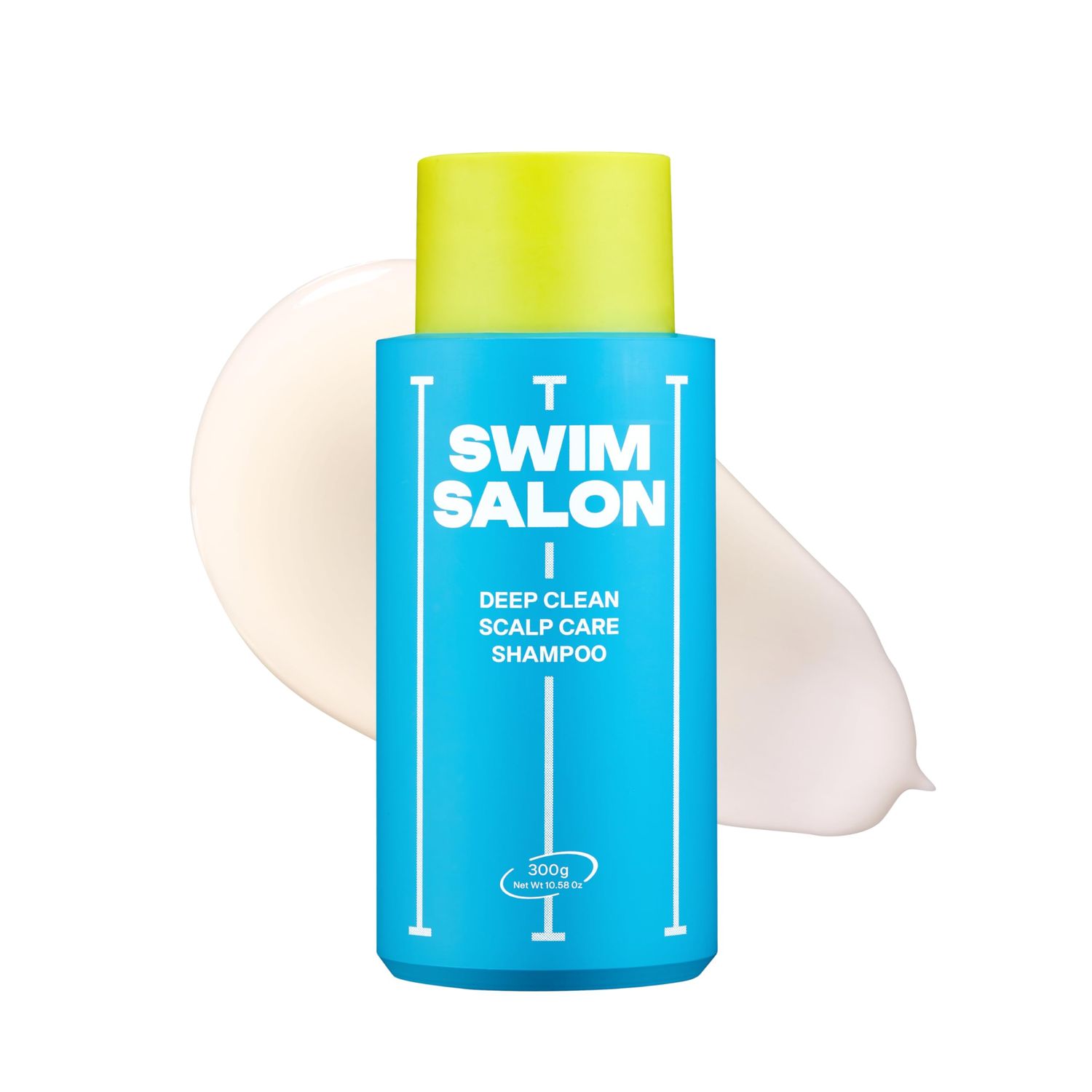 SWIM SALON Chlorine Removing Shampoo for Swimmers Premium Vitamin C Clarifying Hydrating Free of Sulfates, Silicones, Parabens (10.58 oz 300g)