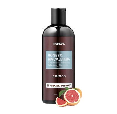 Kundal PINK GRAPEFRUIT, Sulfate Free Moisturizing Shampoo for Dry Damaged Hair with Argan Oil, 16.9 oz(500ml), Sulfate Free Paraben Free with argan oil