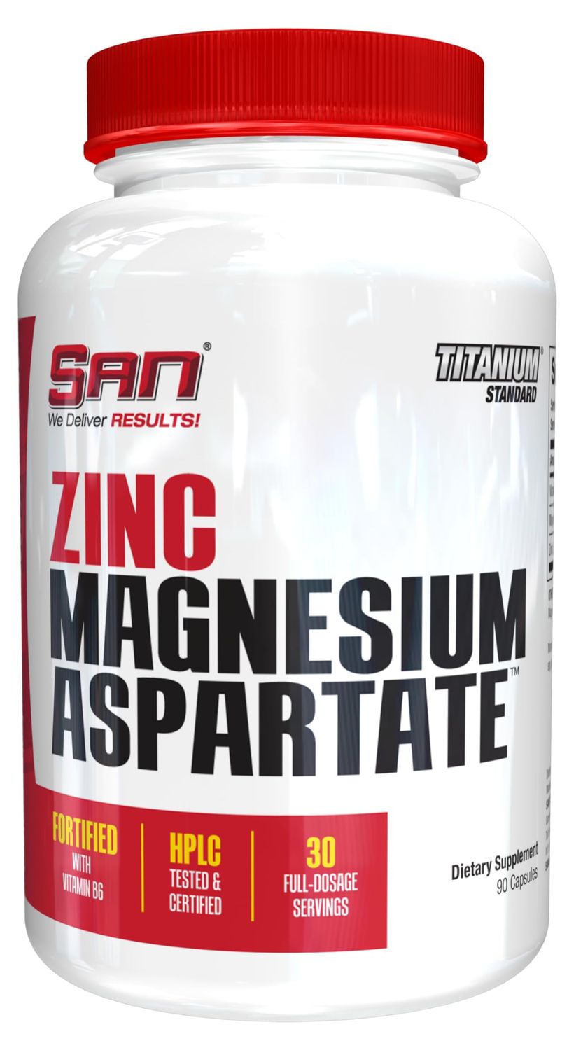 Zinc Magnesium Aspartate - Essential Mineral Complex for Sleep Support and Recovery 30 Servings