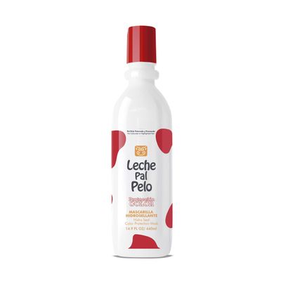 Leche Pal Pelo - Mask for protection of Colored or processed Hair, Quinoa, Avocado Oil, Rice Protein Aloe. Nourish and Condition - 14.9oz.