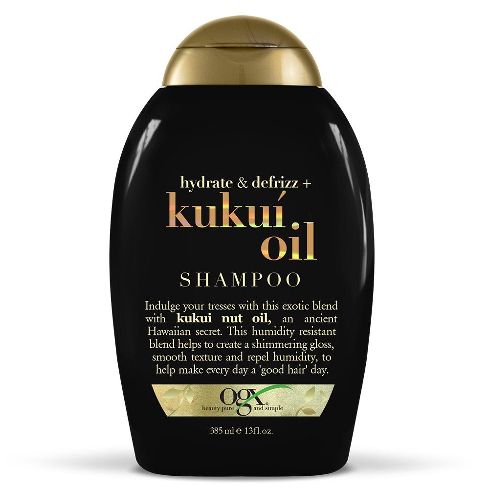 OGX Hydrate Defrizz Kukui Oil Shampoo, 13 Ounce