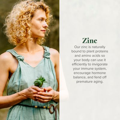 Global Healing USDA Organic Zinc Supplements Liquid - Pure Vitamin Drops for Immune System Boost, Hormone Balance, and Healthy Aging - Natural, Vegan-Friendly, Non-GMO, Organic Zinc Vitamins (2 Fl Oz)