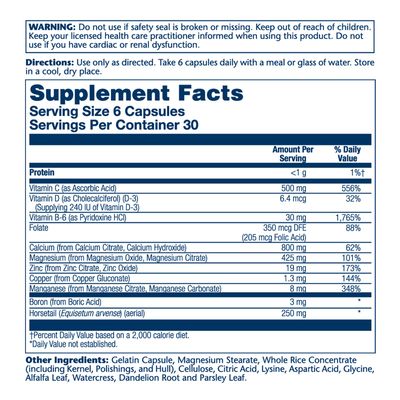 Solaray Calcium Citrate Supreme 800mg Advanced Bone Support Blend Gentle Digestion Formula 30 Servings 180 VegCaps