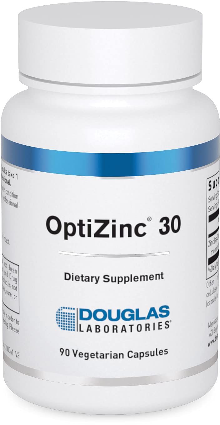 Douglas Laboratories Opti Zinc 30 mg. Zinc Monomethionine Supports Immune Function and Healthy Skin 90 Capsules