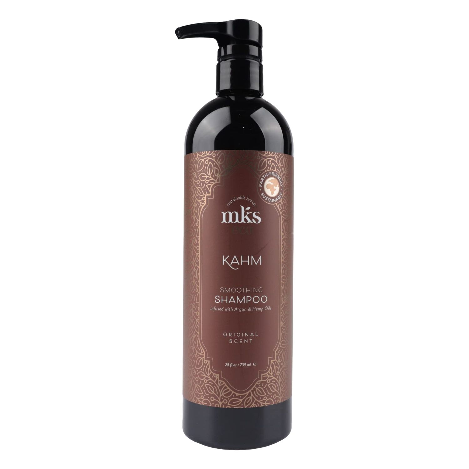 MKS eco Kahm Smoothing Shampoo, Original Scent - 25 fl oz - Cleanse, Moisturize Repair Hair - With Moroccan Argan Oil, Hemp Seed Oil Vegetable Keratin Protein - Vegan, Cruelty Free