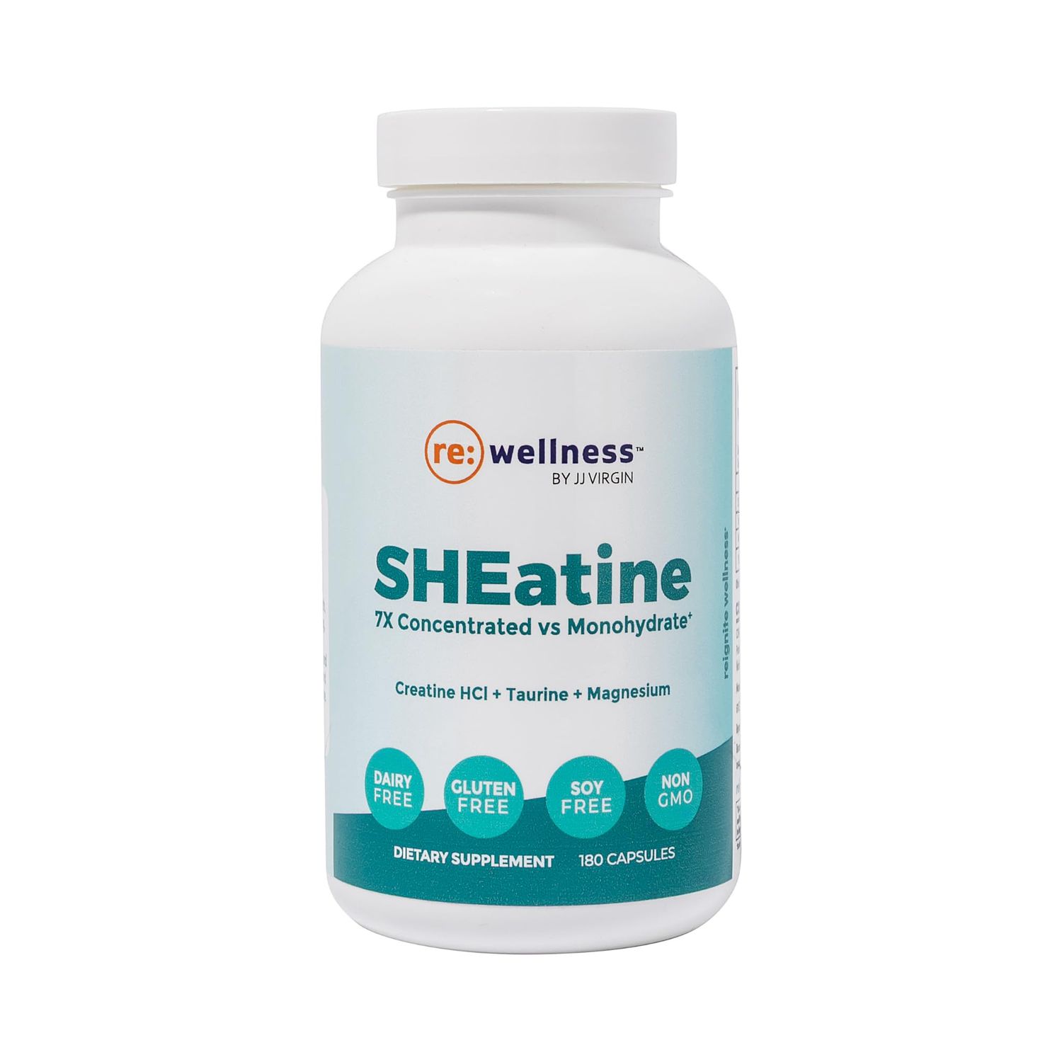 Reignite Wellness by JJ Virgin SHEatine Creatine HCL, Taurine Magnesium Glycinate 180 Capsules
