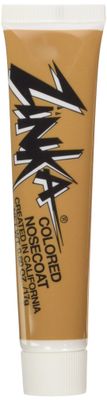 Zinka Colored Nosecoat Zinc Oxide Based Water Resistant 2 Pack Bundle 0.6 Ounce Tube - Flesh