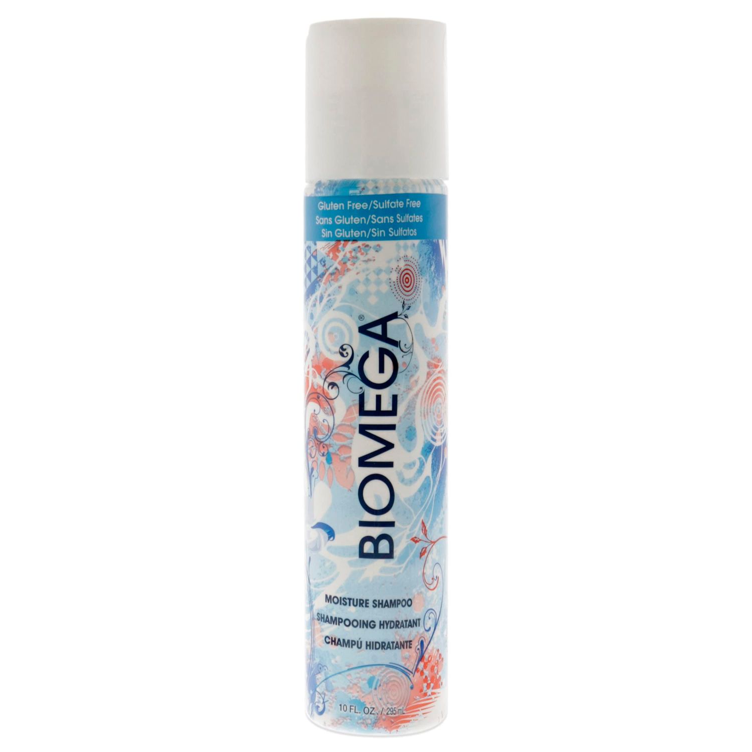 BIOMEGA Moisture Shampoo, Hydrating Formula Cleanses, and Infuses Hair with Omega-Rich Moisturizers and Keratin Amino Acids, 10 oz