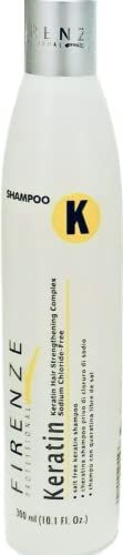 Firenze Professional Keratin Shampoo with Strengthening Complex10.1 Fl oz 300ml - Free Lip Gloss 10ml