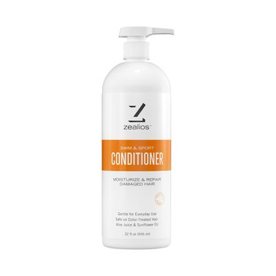 Zealios Conditioner for Women Men 32 Oz - Sulfate-Free Hair Conditioner, Hair Treatment for Swimmers Athletes, Chlorine Removal, Hydrating, Vegan, Protects Color Treated Hair