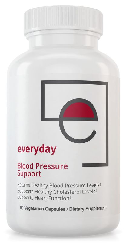 Everyday Blood Pressure Support and Hypertension Supplement - Hawthorn Berry, Arjuna, Magnesium, and Rauwolfia for Heart Health, Circulation, and Cholesterol Support (30 Day Supply, 60 Capsules)