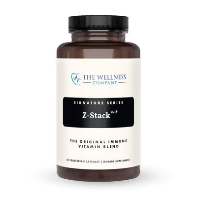 Z-Stack 60 Capsules Immune Support Formula with Vitamin C, Vitamin D3, Zinc, and Quercetin Non-GMO, Gluten-Free Supports Immune System Health, The Wellness Company