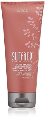 Surface Hair - Pure Blonde Rose Conditioner -Tones, Brightens Protects Hair - 7 fl oz