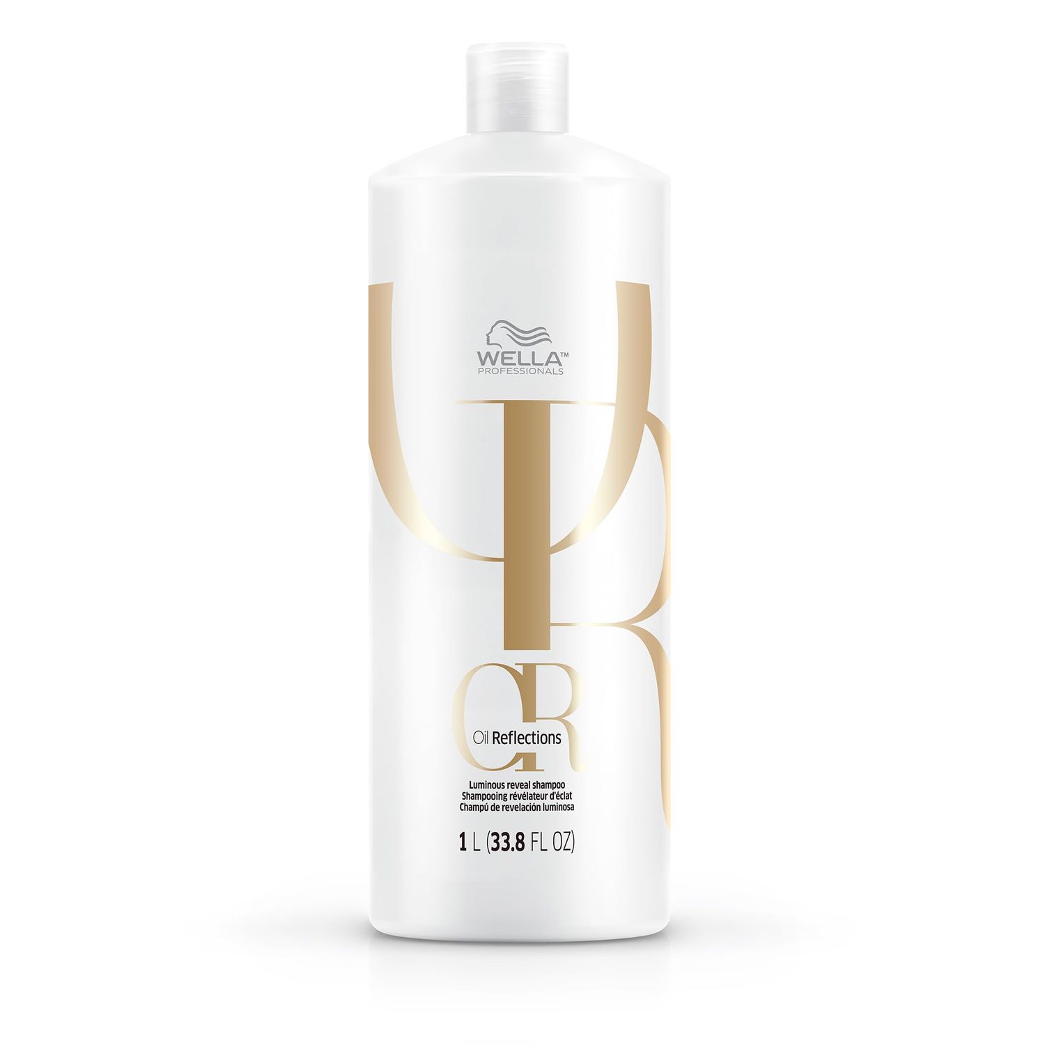 Wella Professionals Oil Reflections Luminous Reveal Shampoo With Natural Botanicals Camellia Oil and White Tea Extract For long-Lasting Softness and Shine 33.8 Fl Oz