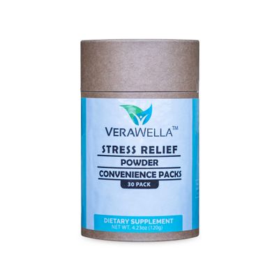 VeraWella - Powder Drink Mix for Healthy Magnesium Levels, Magnesium Drink Mix to Support Calm Relaxation, 4 Grams x 30 Packets