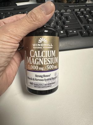 Windmill Calcium Magnesium Tablets - 60 Ea