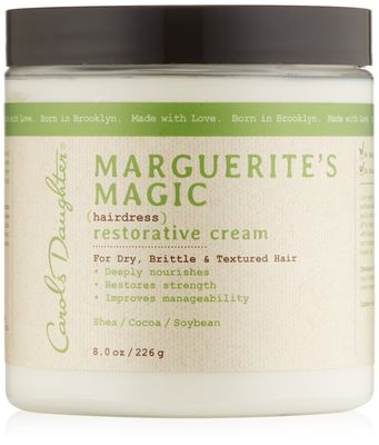 Carol&#39;s Daughter Marguerite&#39;s Magic Restorative Conditioning Cream for Thick Curly Natural Hair- Hair Moisturizer for Dry, Damaged Hair - Made with Shea and Cocoa Butter, 8 oz