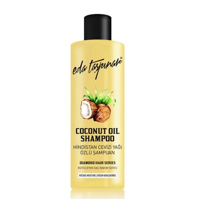 Eda Taspinar Coconut Oil Shampoo, Super Hydrating and Moisturizing for Dry Hair, Smoother Silkier Hair, Protect Hair From Heat and Damage, All Eyes On You! (400 ml13.53 fl oz) 1 Pack