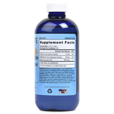 Good State Liquid Ionic Calcium and Magnesium (72 mg calcium elemental, 63 mg magnesium elemental, 500 mcg boron elemental - 8 fl oz)