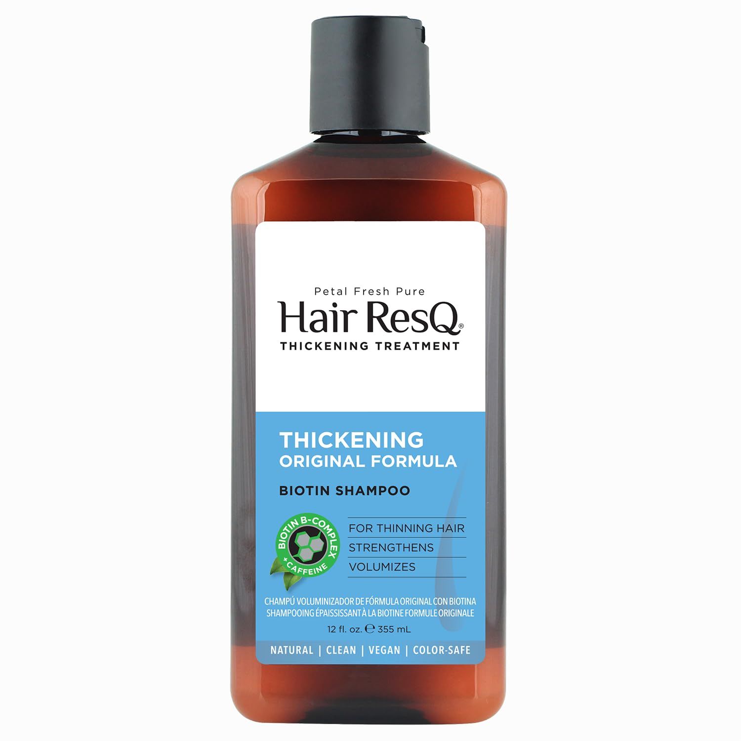 Petal Fresh Organic Eco-Elements Hair Thickening Shampoo, 12 Fluid Ounce