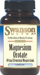 Swanson Magnesium Orotate 40 Milligrams 60 Capsules
