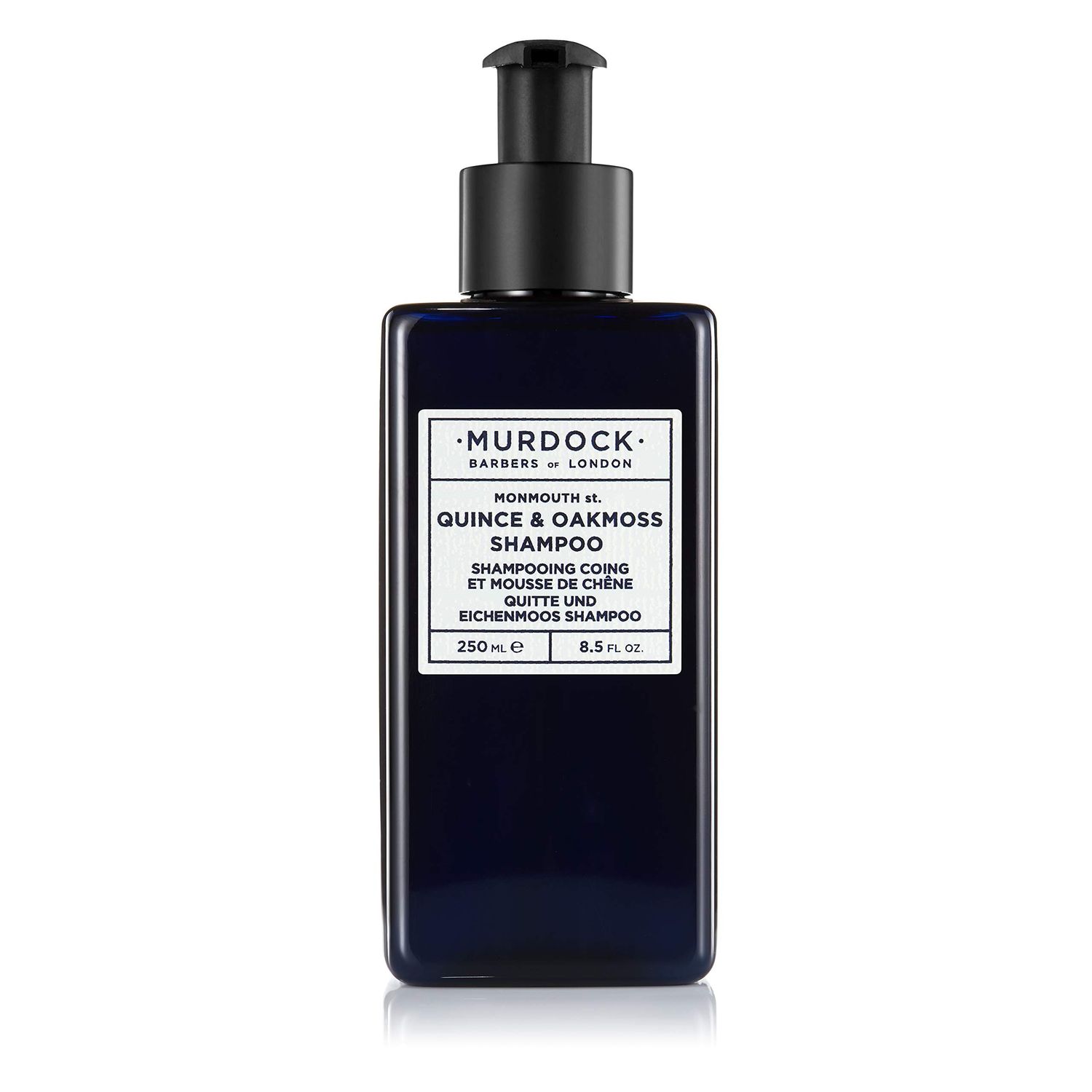 Murdock London Quince Oakmoss Shampoo Gentle Sulphate-Free Formula with Aloe Vera and Oat Extract All Hair Types Made in England 8.5 oz