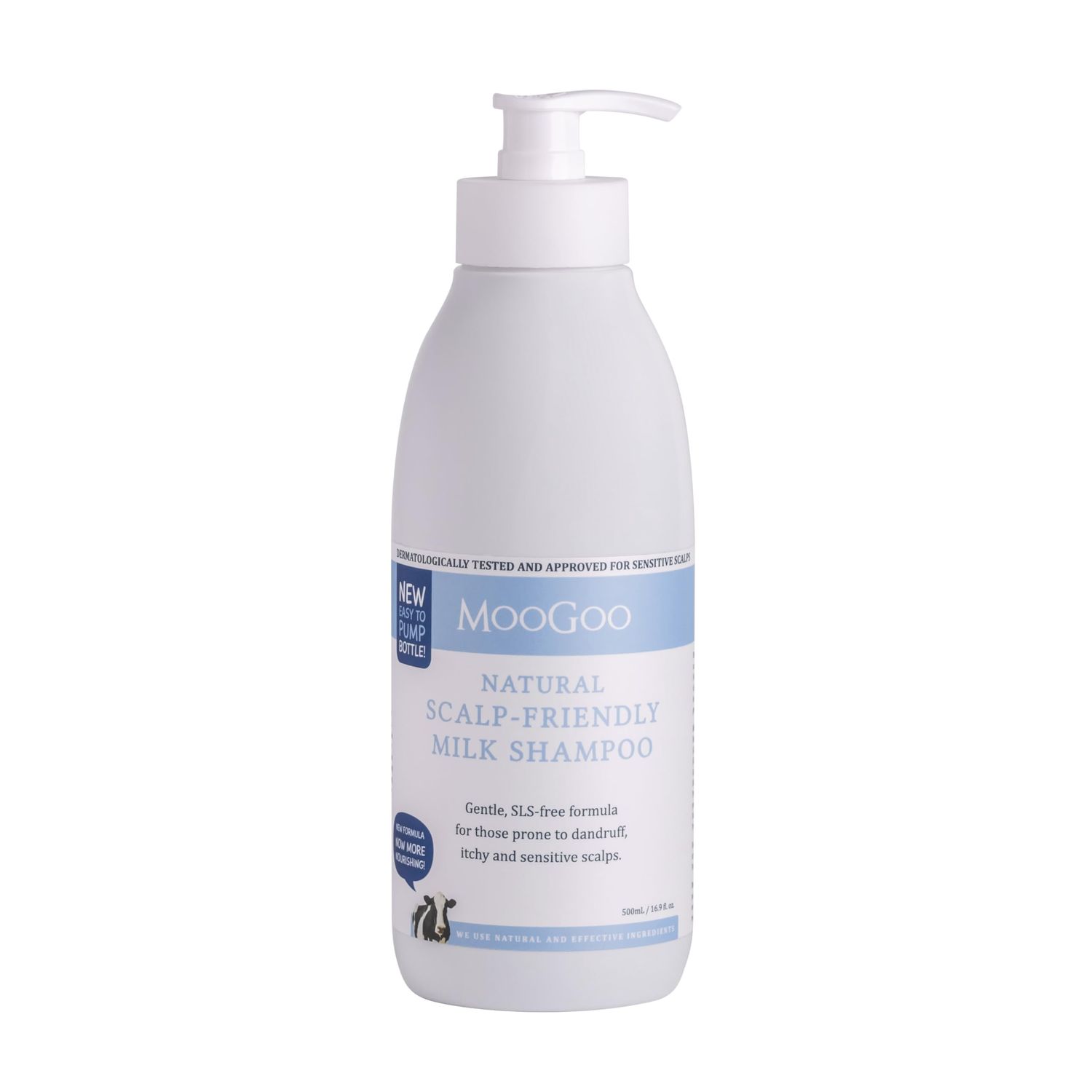 MooGoo Champ de leche Champ para el cuero cabelludo 500ml16.9 fl. oz.