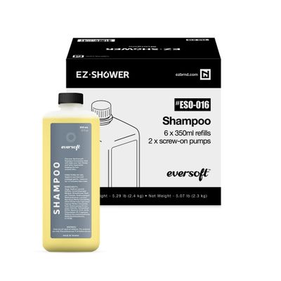 EZbrnd Eversoft Cleansing Shampoo Refill Cartridge, 350ml (12 oz) x 6 pk